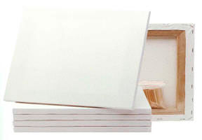 Холст на подрамнике грунтованный Реалистик мелкозернистый 80x90 см