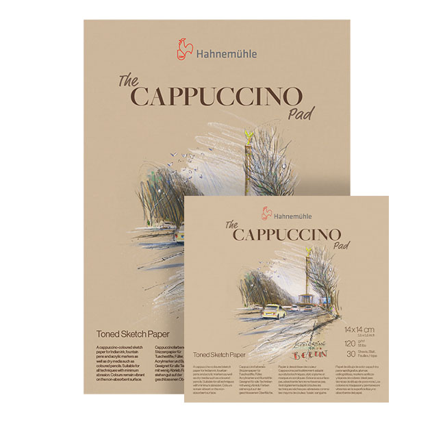 Альбом-склейка для набросков Hahnemühle "The Cappuccino Pad" 30 л 120 г, светло-коричневый