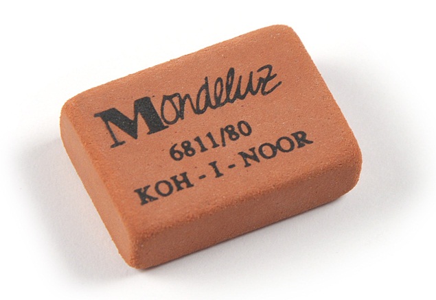Ластик KOH-I-NOOR Mondeluz мягкий универсальный ластик 46х36х16 мм прямоугольный мягкий из каучука elephant koh i noor