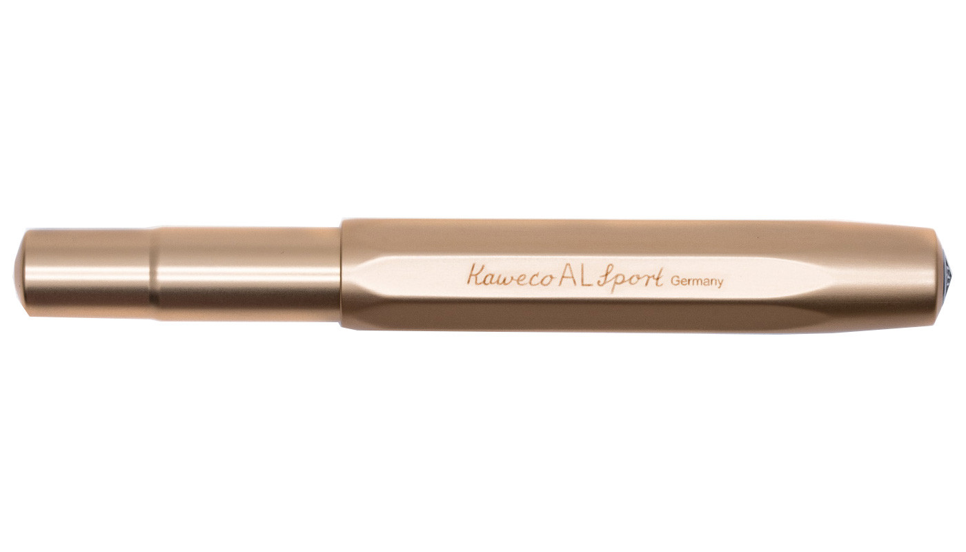 Ручка перьевая Kaweco AL Sport Gold Edition, корпус золотистый KW10001899 - фото 2