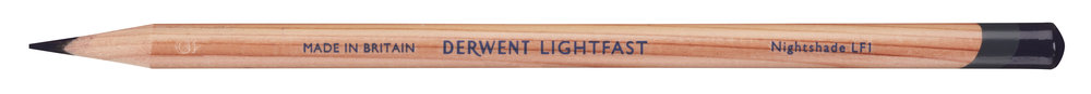 Карандаш масляный Derwent "Lightfast" Черный паслен / Nightshade (*)