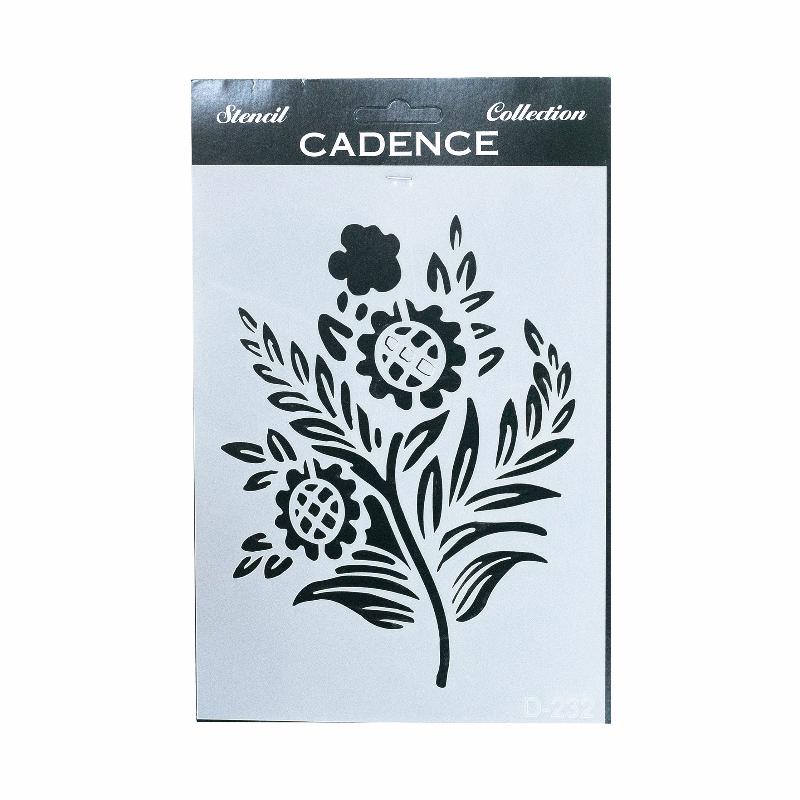Трафарет Cadence 15*20 см Солнечный цветок
