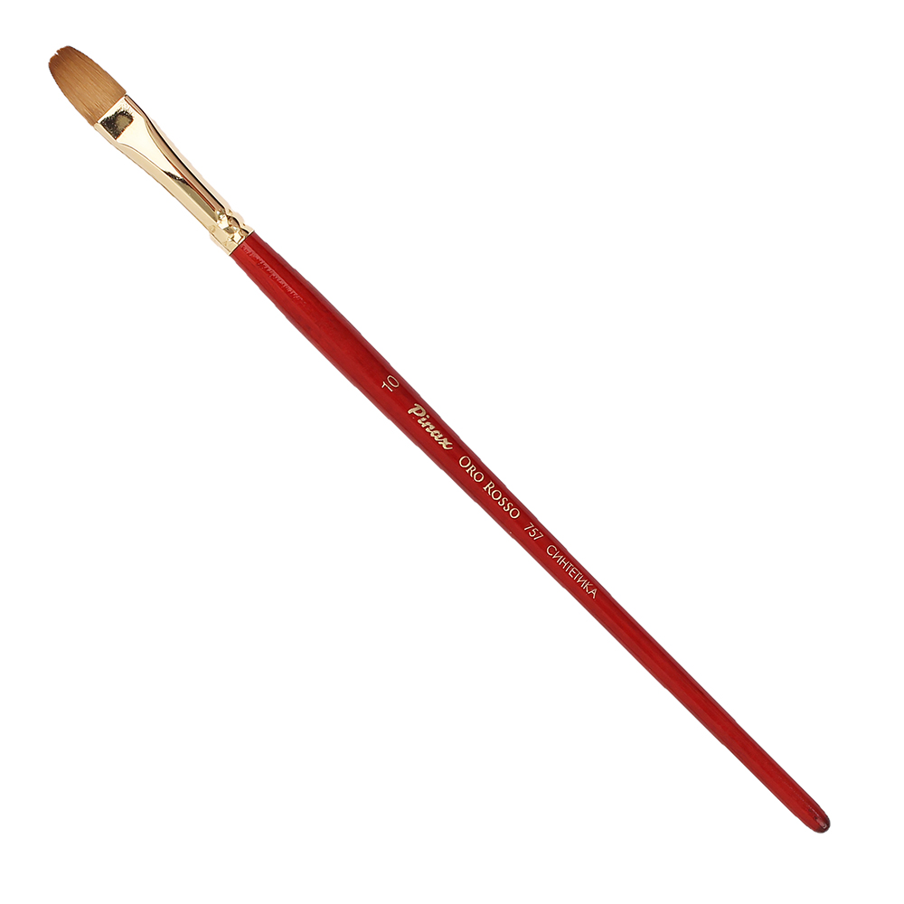 Купить Кисть синтетика №10 овальная Pinax Oro Rosso 757 короткая ручка, Китай