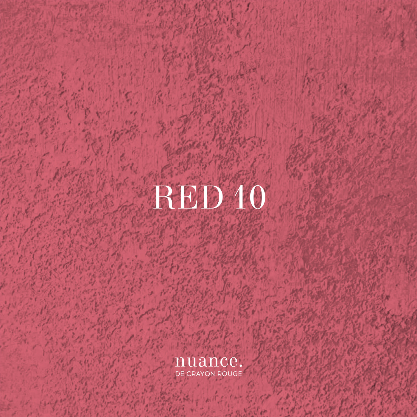 Пастель сухая ручного изготовления nuance., RED 10 (PY42, PBL7, PW6)