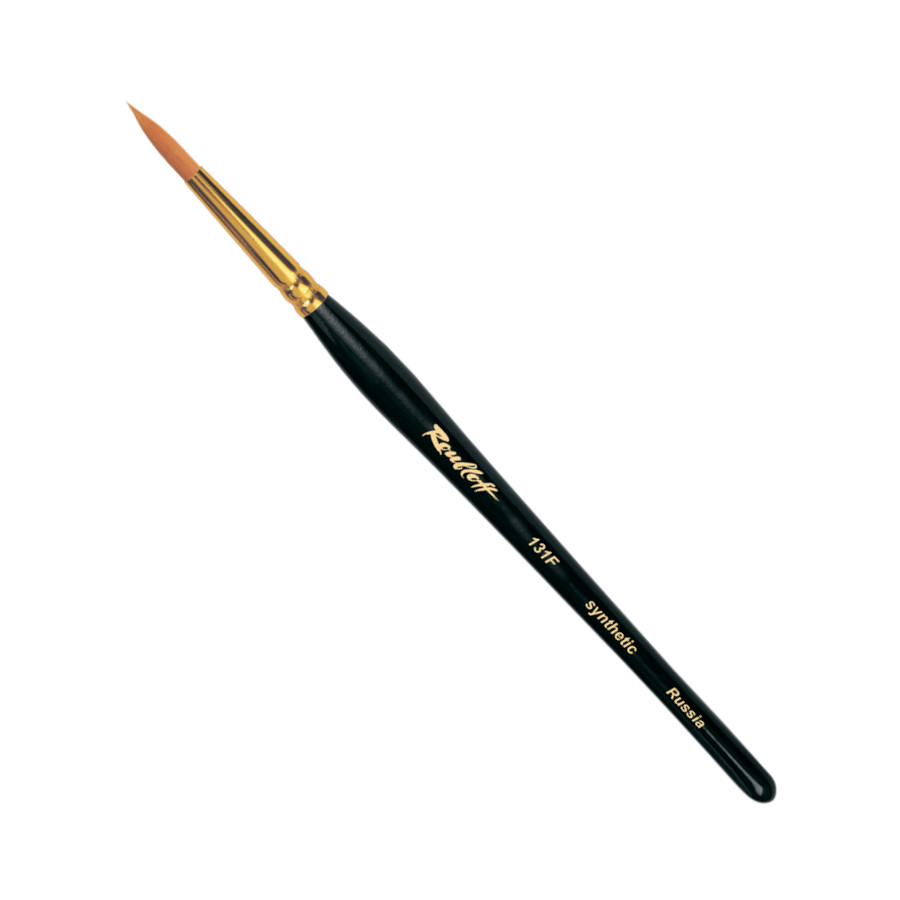 Кисть синтетика 5 круглая Roubloff 131F фигурная короткая ручка 218₽