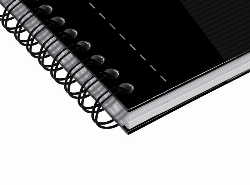 Блокнот в клетку OXFORD Smart Black Notebook A5 90 л твердая обложка черный Oxf-100102565 - фото 4