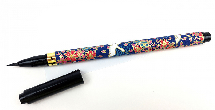 Ручка Akashiya Brush Pen Koto Черный SAI-SAW-500 - фото 5