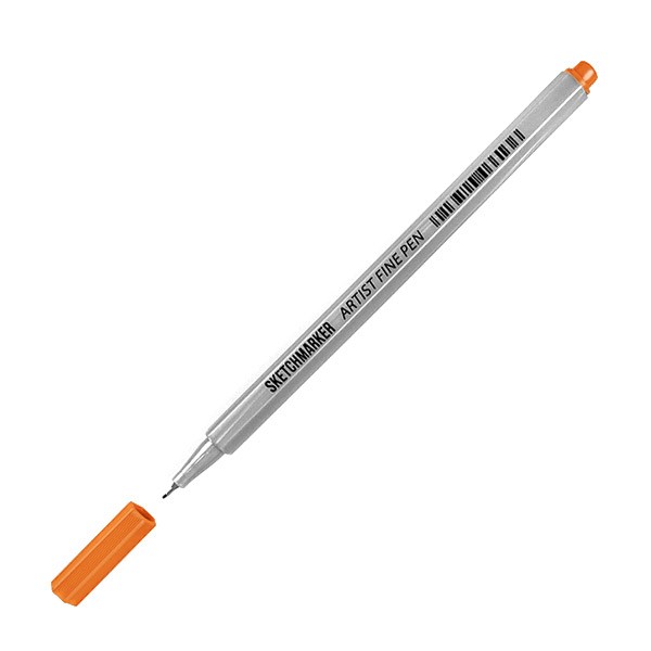 Ручка капиллярная SKETCHMARKER Artist fine pen цв. Оранжевый ручка капиллярная sketchmarker artist fine pen цв нефритовый