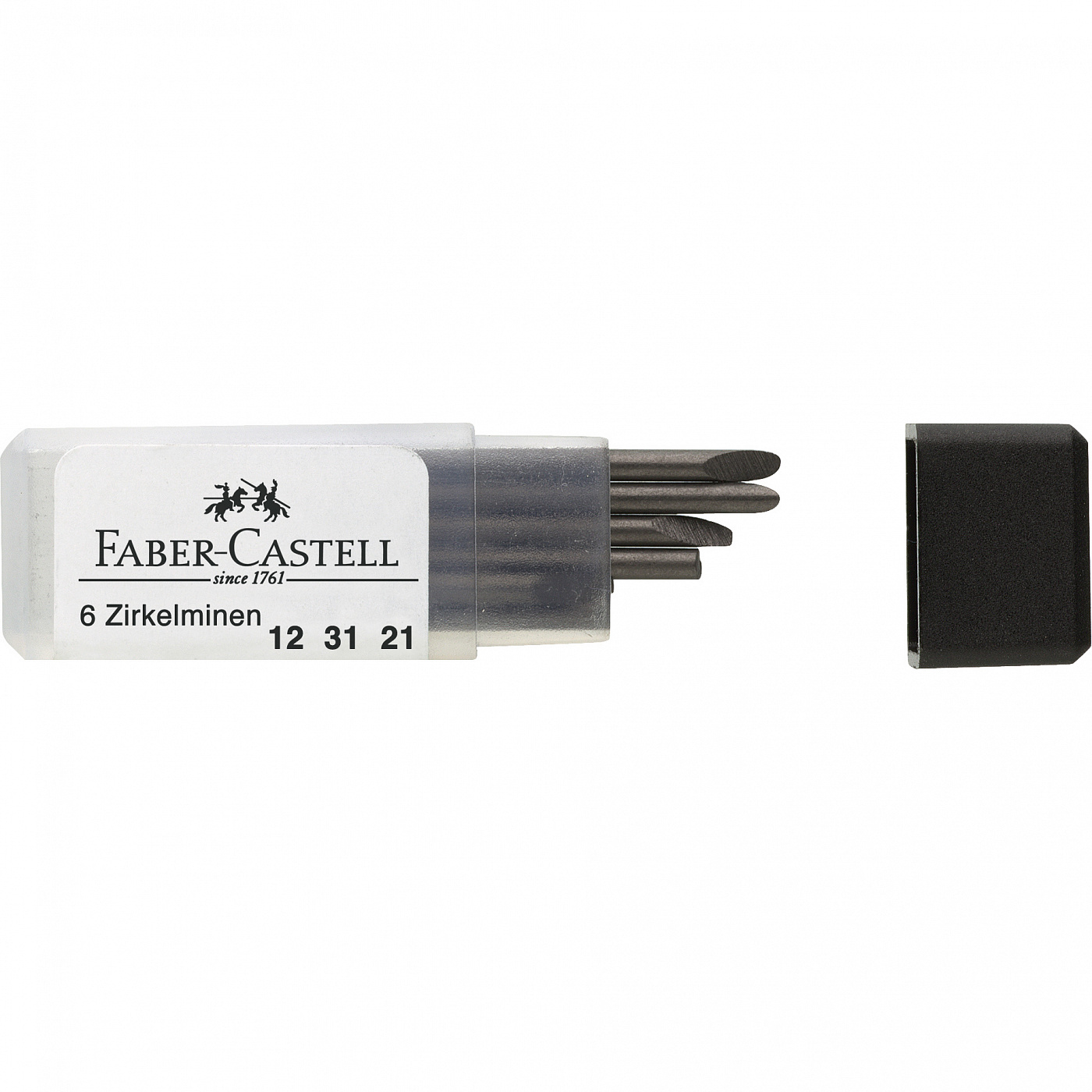 Набор грифелей для циркуля Faber-castell 6 шт 2 мм FC-123121