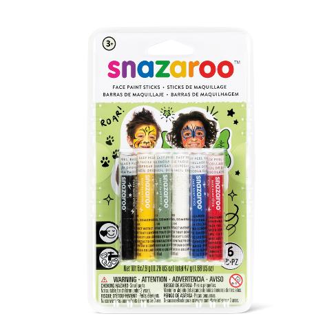Набор красок-мелков для лица Snazaroo 6 цв детский