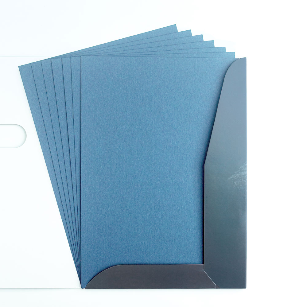 Бумага для пастели в папке Малевичъ А3 7 л 270 г, голубая бумага миллиметровая в папке а3 20л