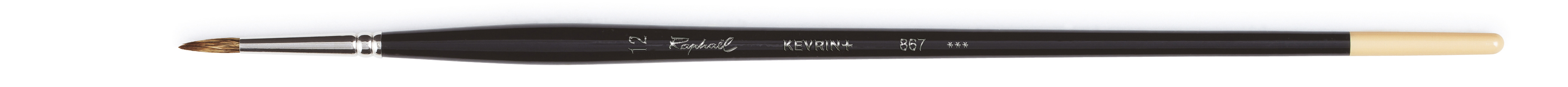 Кисть синтетика имитация мангуста 12 круглая Sennelier quotKevrin quot длинная ручка 1390₽