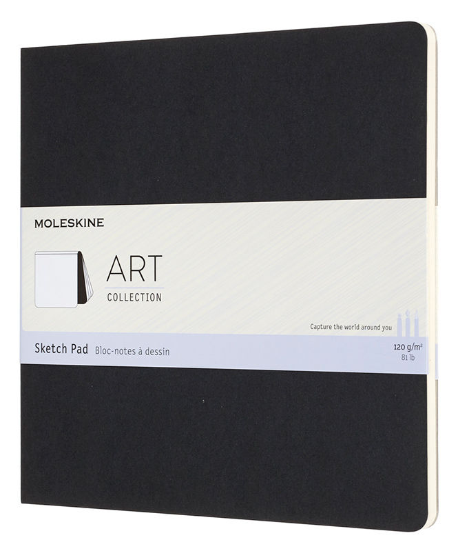 блокнот для акварели moleskine art watercolor xlarge 19х25 см 72 стр обложка мягкая черная Блокнот для рисования Moleskine 