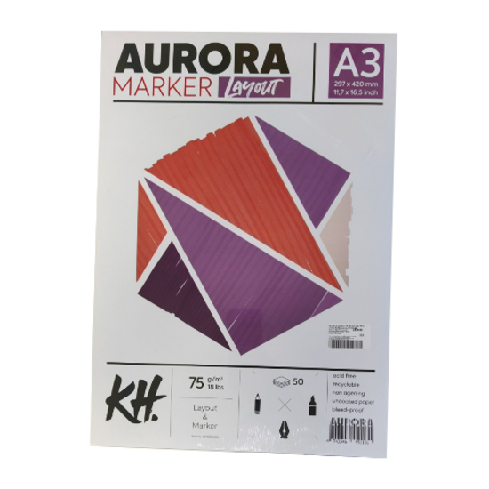 Альбом-склейка для маркеров Aurora А3 50 л 75 г