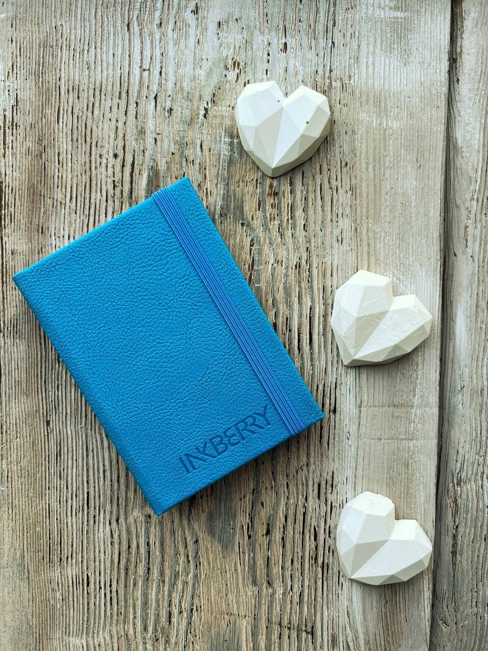 Скетчбук для акварели Inkberry 10х7 см 230 г, 30 л, 50% хлопка, синий