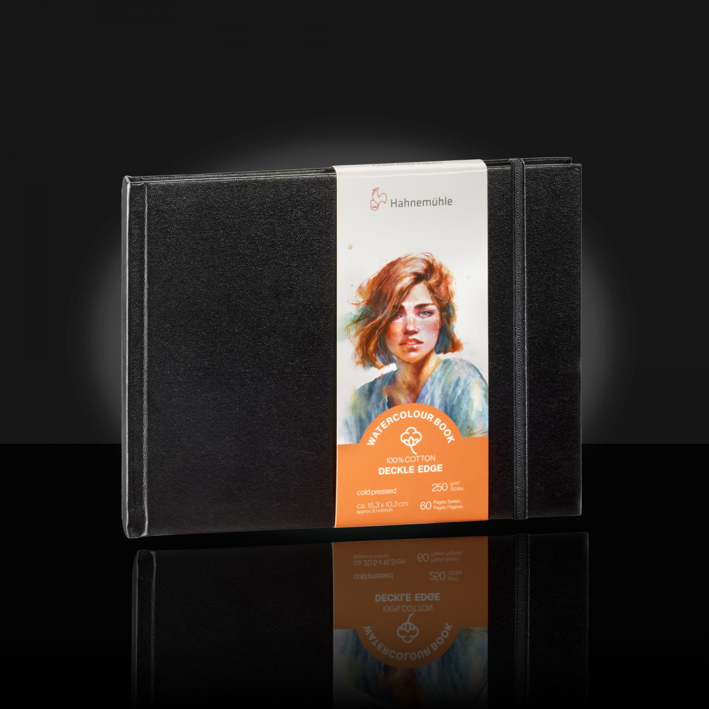 Блокнот для акварели Hahnemuhle Deckle Edge Пейзаж 153x103 см 30 л 250 г 100 хлопок среднее 5260₽