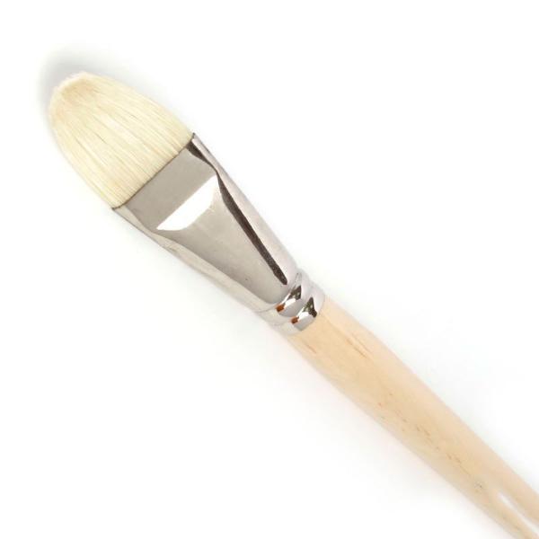 Кисть синтетика + щетина овальная №12 Живописные кисти 