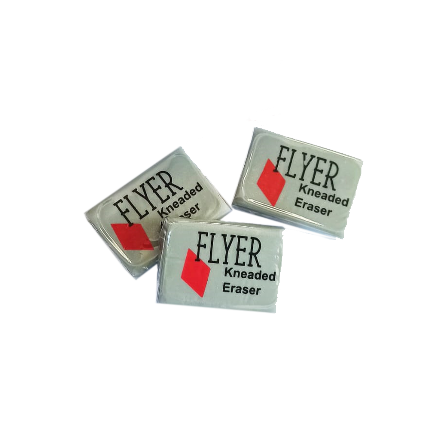 Ластик - клячка Flyer 4,5*3,2*0,8 см, цвет серый, в индивидуальной обертке FL701К