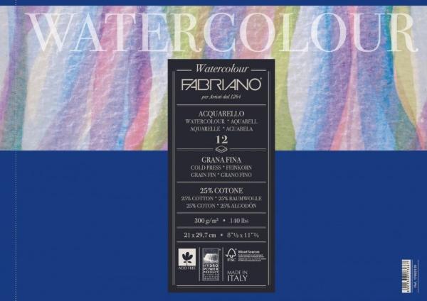 Альбом-склейка для акварели Fabriano "Watercolour"