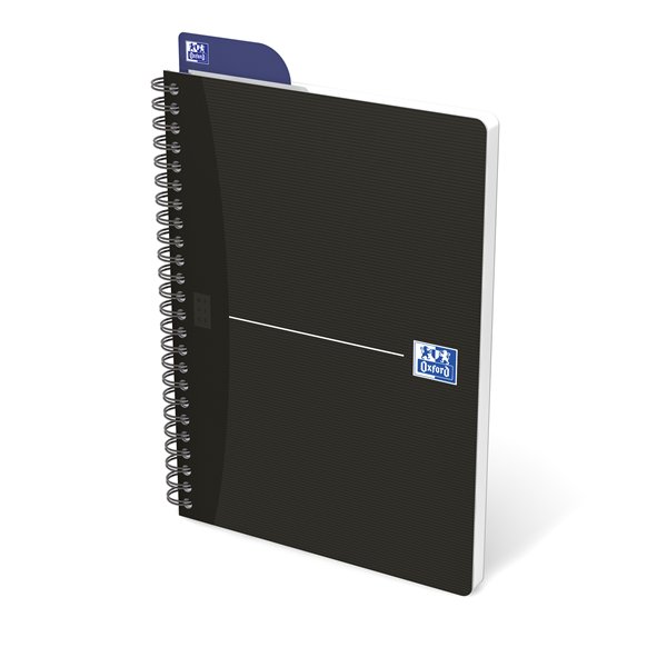 Блокнот в клетку OXFORD Smart Black Notebook A5 90 л твердая обложка черный Oxf-100102565 - фото 1