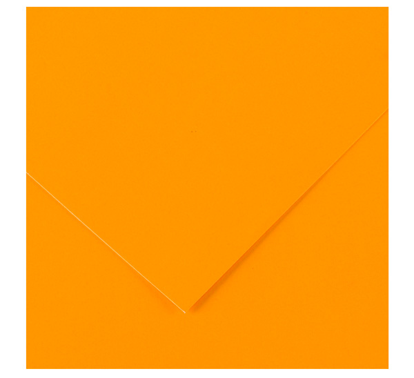 Бумага с флуоресцентным покрытием Canson 50х65 см 250 г Оранжевый