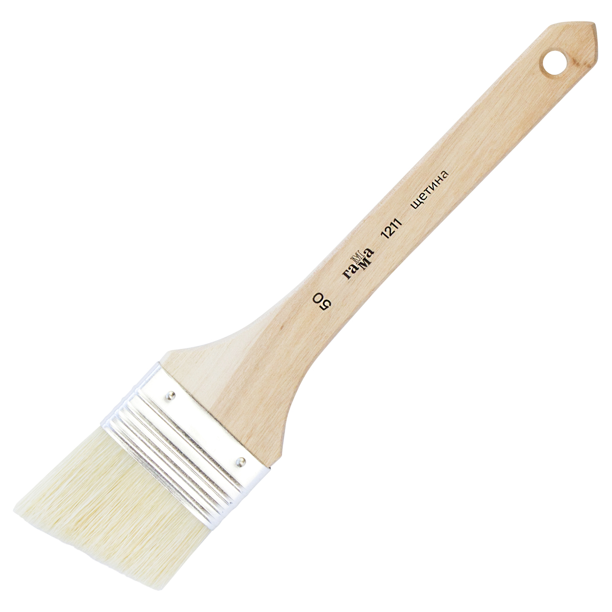 Кисть щетина 50 флейц скошенная Гамма 344₽