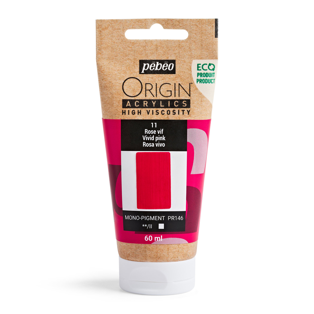 Акрил Pebeo ORIGIN матовый 60 мл розовый яркий 473₽