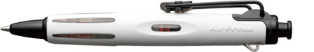 Ручка шариковая автоматическая Tombow AIRPRESS белый корпус, стержень 0,7 мм черный