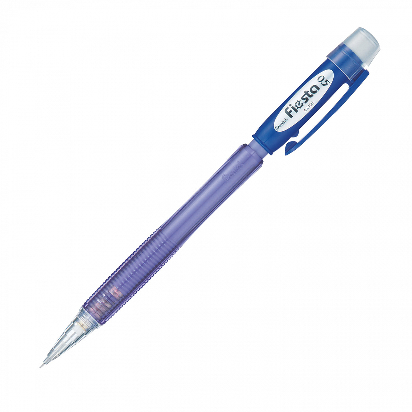 Карандаш автоматический Pentel Fiesta 0,5 мм, синий корпус карандаш автоматический pentel graphgear 300 0 7 мм корпус фиолетовый