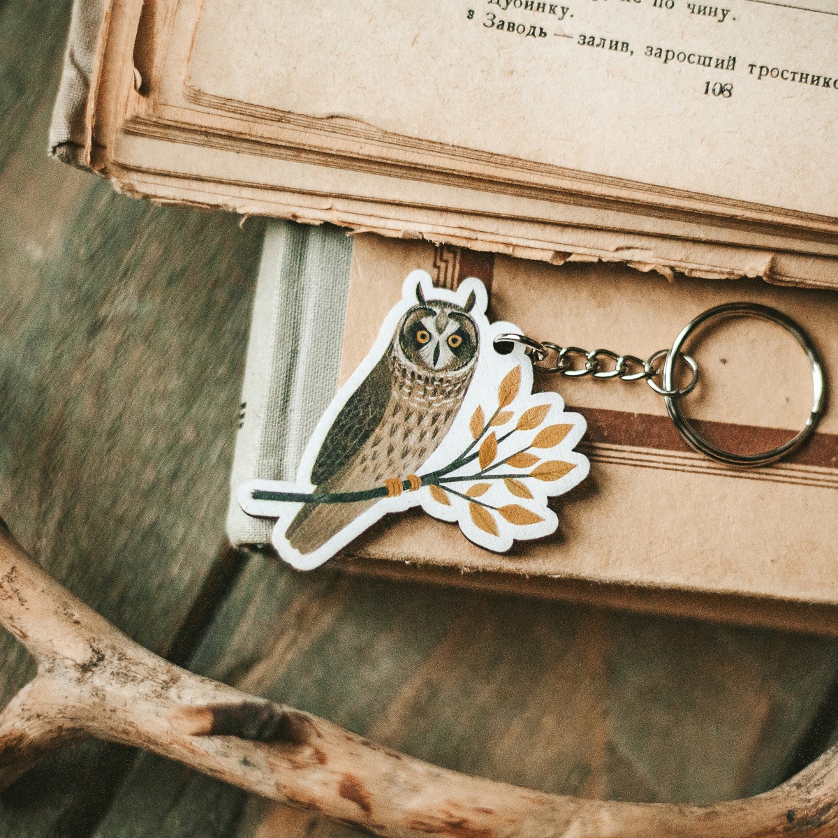 Брелок Дворникова А Сова на ветке 396₽