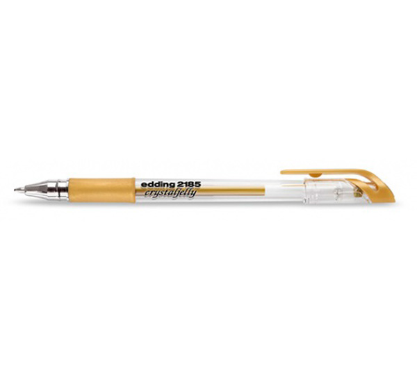 Ручка гелевая Edding 0,7 мм золотой металлик