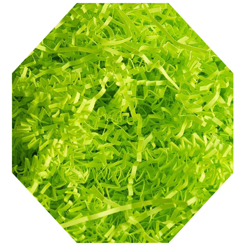 Бумажный наполнитель MESHU 2 мм, 100 г, зеленый наполнитель тофу оригинальный 0 4 кг впитываемость 1 л