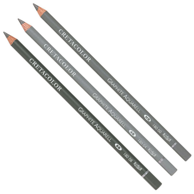 Карандаш чернографитный CRETACOLOR акварельный карандаш водостойкий на масляной основе cretacolor неро твердость 4 твердый