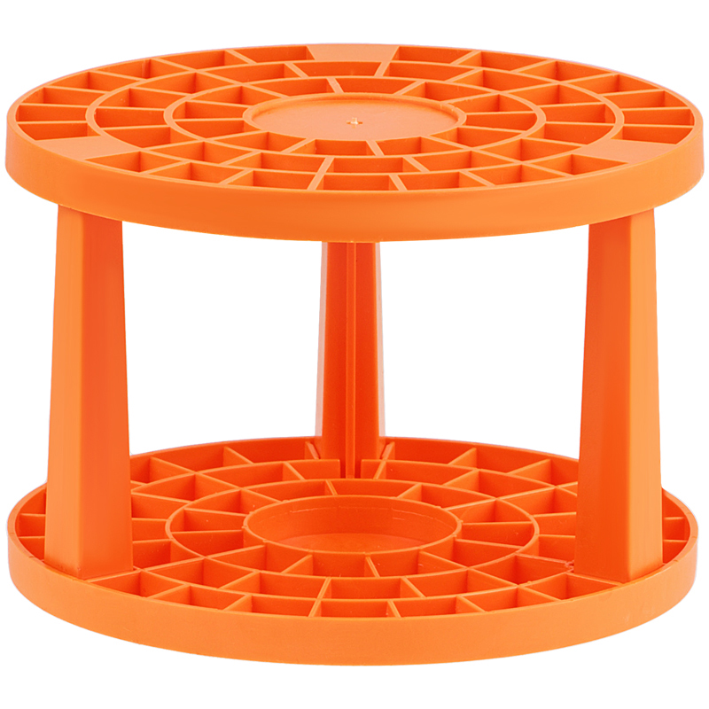 Подставка для кистей Мульти-Пульти, пластик, оранжевая, пакет с подвесом декорация для аквариума mobicent людвигия оранжевая пластик высота 10 5 см