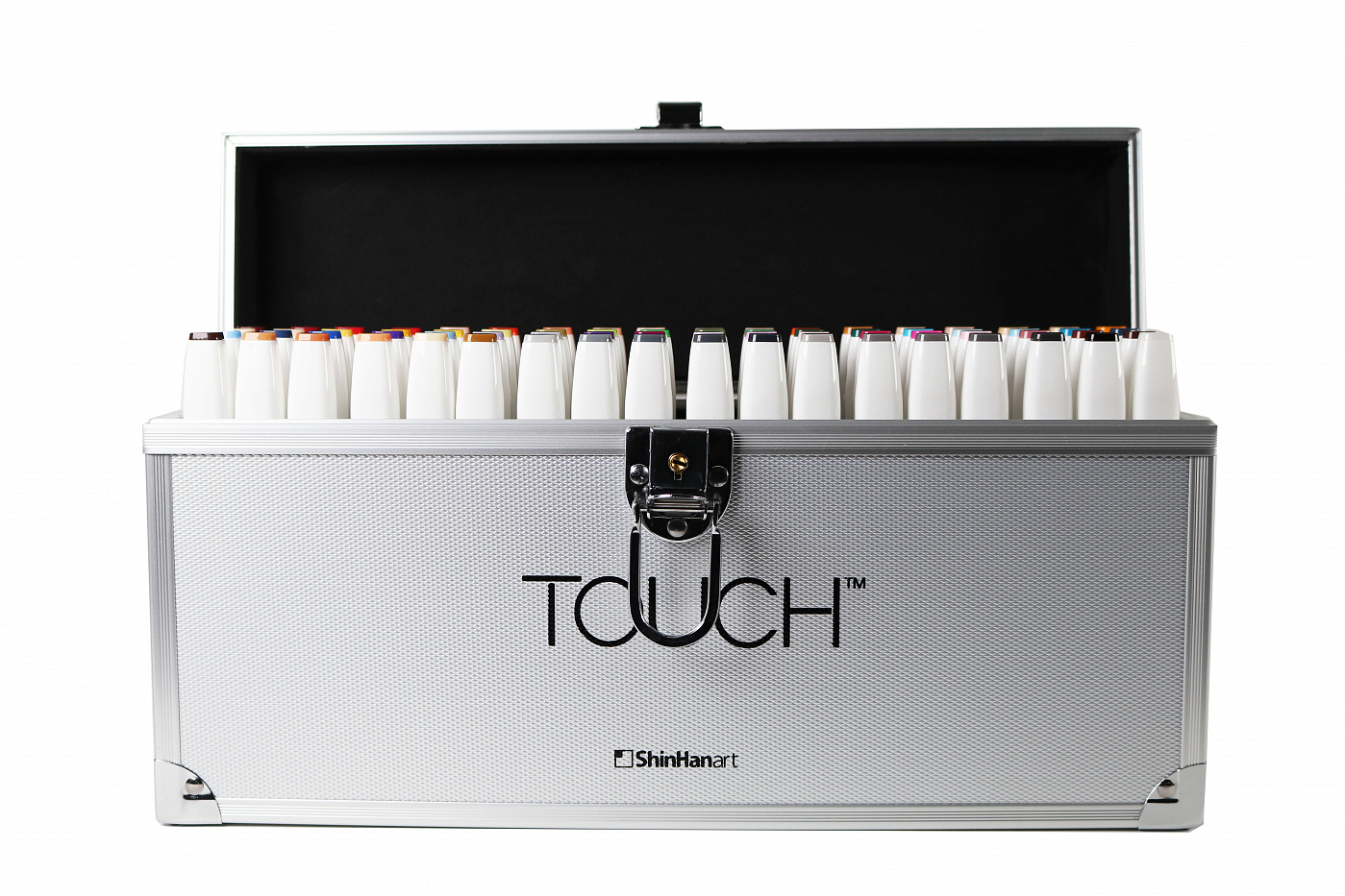 Набор маркеров TOUCH BRUSH Limited Edition 72 цв. в металлическом кейсе T-86150031301 - фото 1