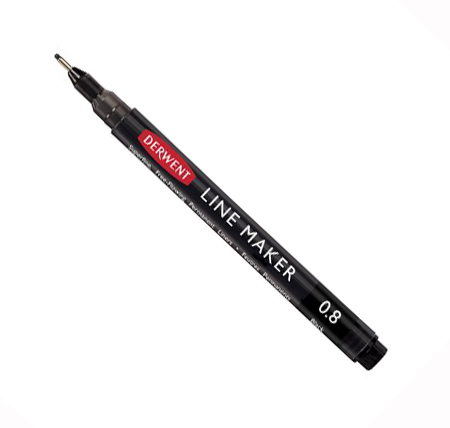 ручка гелевая berlingo g line 0 5 мм черная игольчатый стержень Ручка капиллярная Derwent 