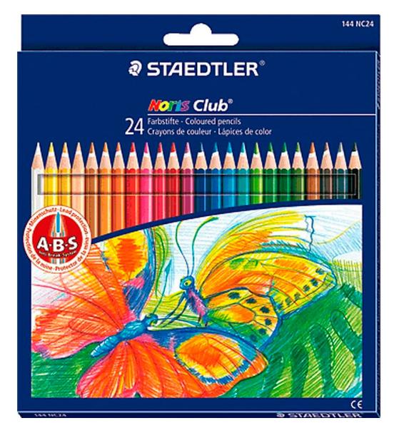 Купить Набор карандашей цветных Staedtler Noris Club 24 цв, Германия