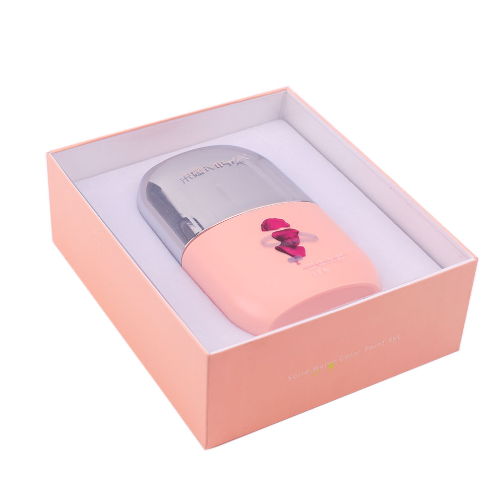 Набор акварели HIMI 18 цветов, подарочный, розовый асборн карточки 100 игр на сообразительность