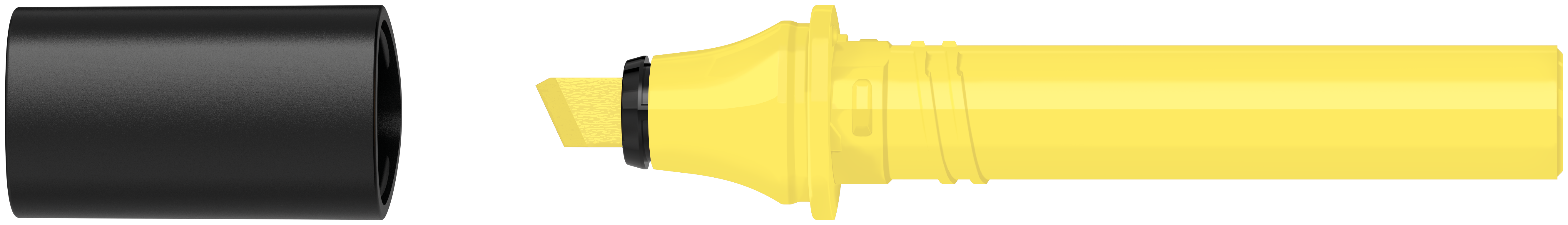 Картридж сменный Molotow  "Sketcher " Y020 cо скошенным пером lemon yellow