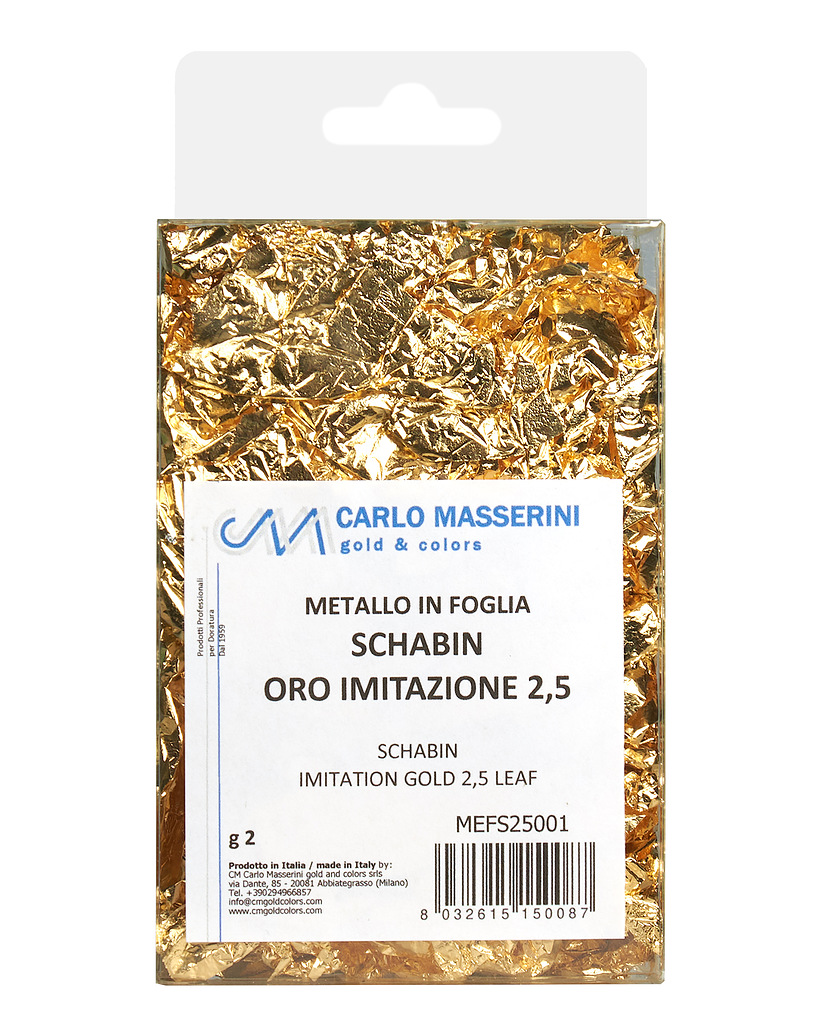 Поталь Masserini имитация золота шабин (смятые листы) поталь крошка masserini имитация смесь золото и серебро