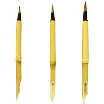 Набор кистей Пони 3 шт бамбуковая ручка CH-SFB0132