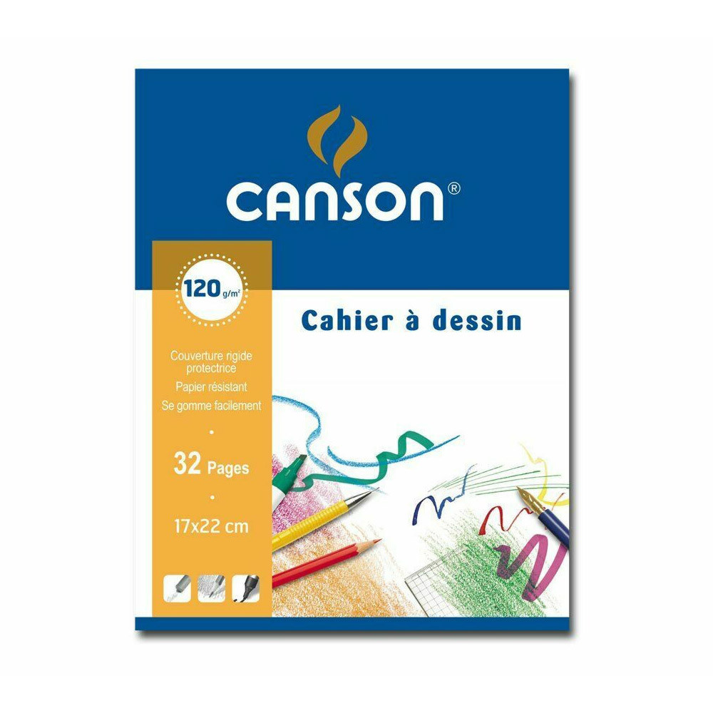 Альбом для рисования Canson 17x22 см 32 стр 120 г CN-200027111