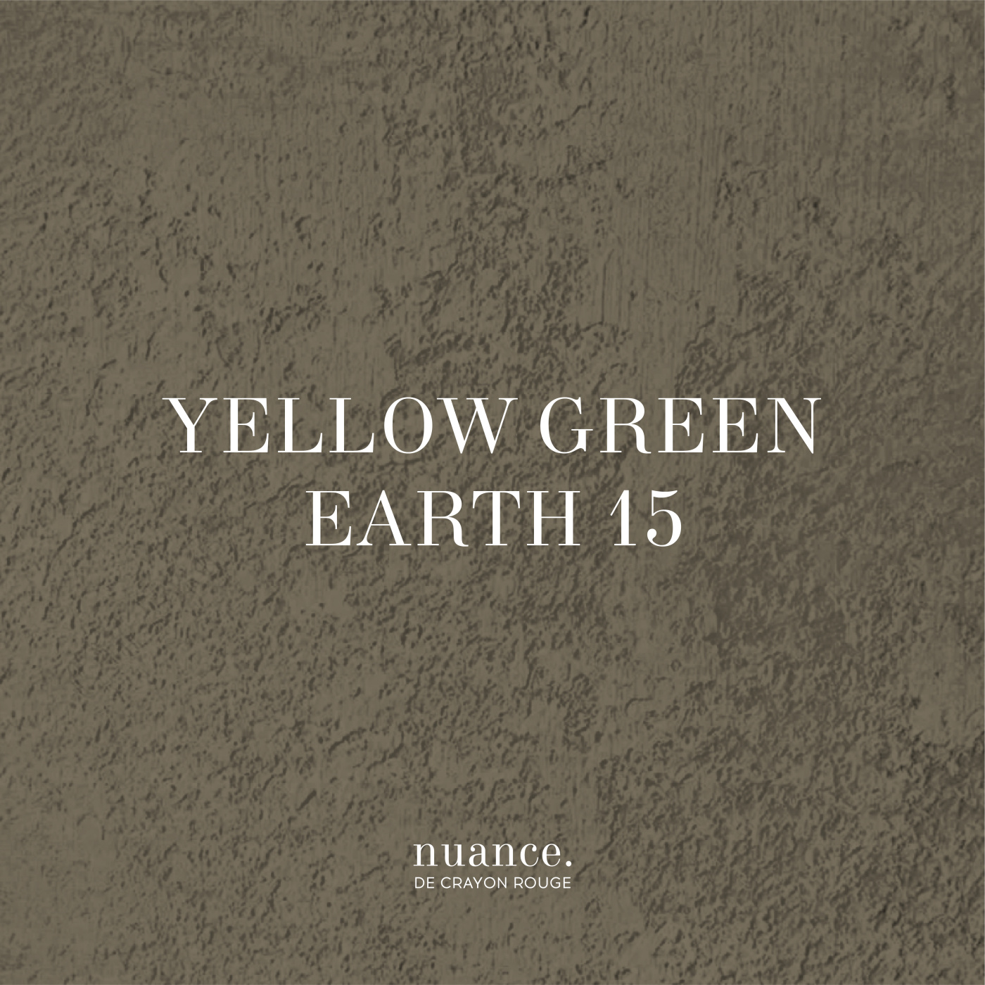 Пастель сухая ручного изготовления nuance., YELLOW GREEN EARTH 15 (PG8, PBL11, PY42, PY1, PW6)
