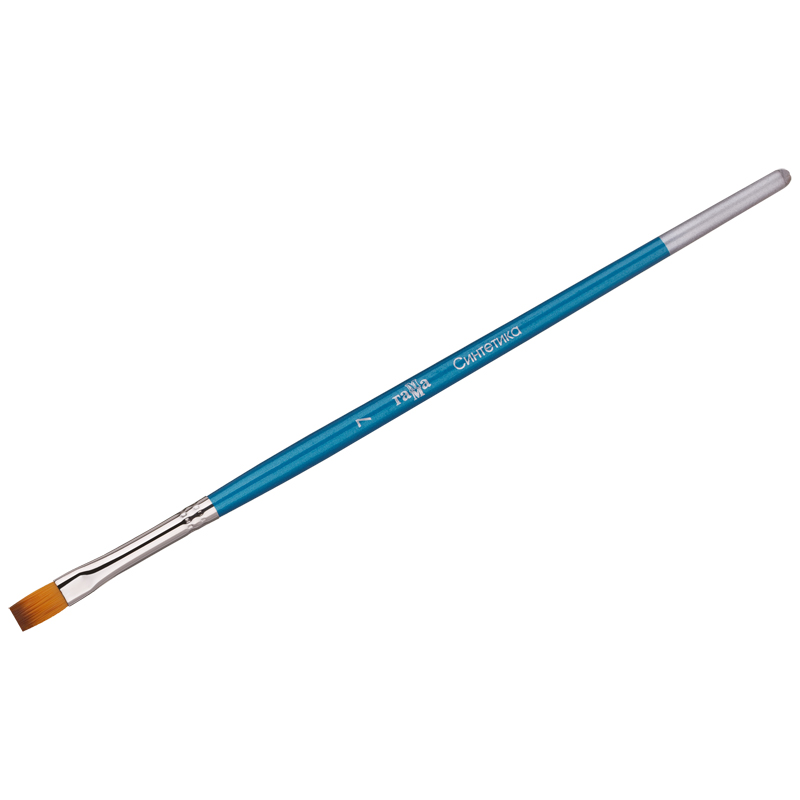 Кисть синтетика плоская Гамма короткая ручка лупа классическая эргономичная ручка 5х d 4 5см