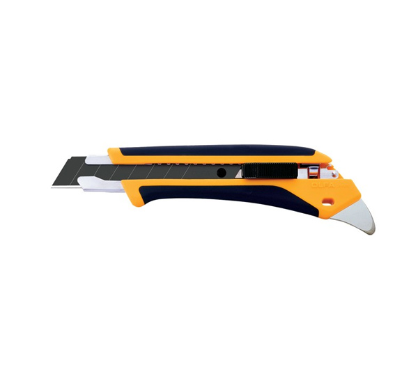 нож olfa autolock с выдвижным лезвием двухкомпонентный корпус 25мм Нож OLFA 