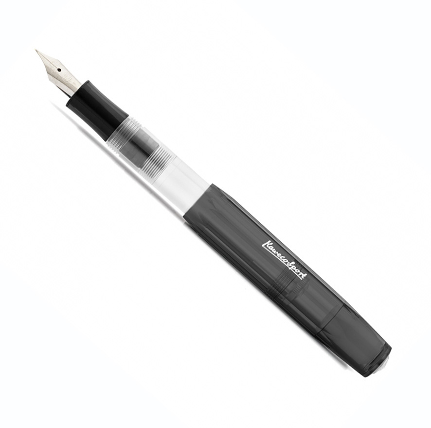 Ручка перьевая Kaweco SKYLINE Sport B 1,1 мм, чернила синие, корпус черный прозрачный KW10001157 - фото 1