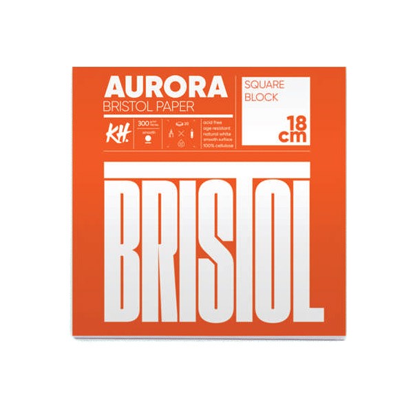 Альбом-склейка для графики Aurora Bristol RAW 18х18 см 20 л 300 г