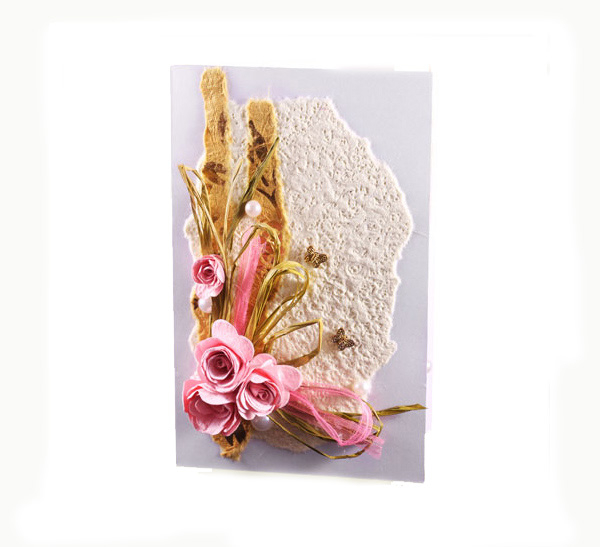 Открытка ручной работы 20*14,5 см 