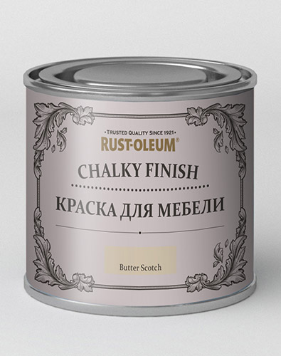краска для мебели ультраматовая rust oleum chalky банка 125 мл сиреневое вино Краска для мебели ультраматовая Rust-oleum 