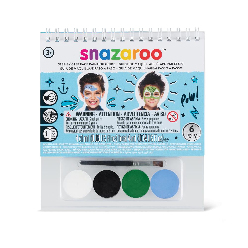 Набор красок для лица для мальчиков Snazaroo 